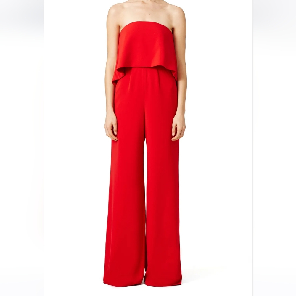 Jay Godfrey red jumpsuit, nwt